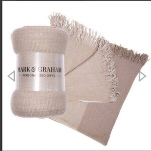 Mark & Graham by Williams-Sonoma 100% Acrylic Color Block Throw EUC
